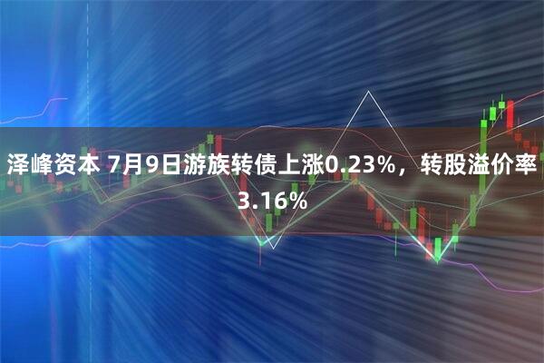 泽峰资本 7月9日游族转债上涨0.23%，转股溢价率3.16%