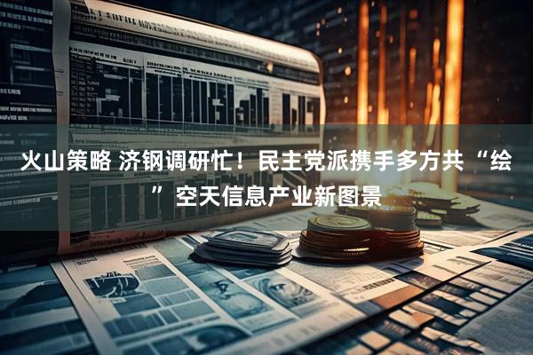 火山策略 济钢调研忙！民主党派携手多方共 “绘” 空天信息产业新图景